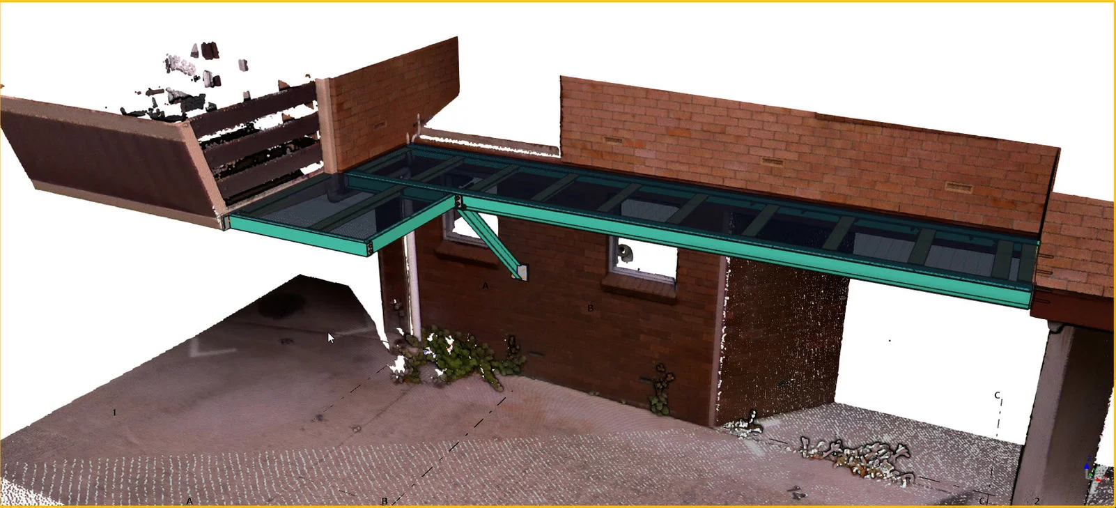 Extended temporary walkway - Image 1